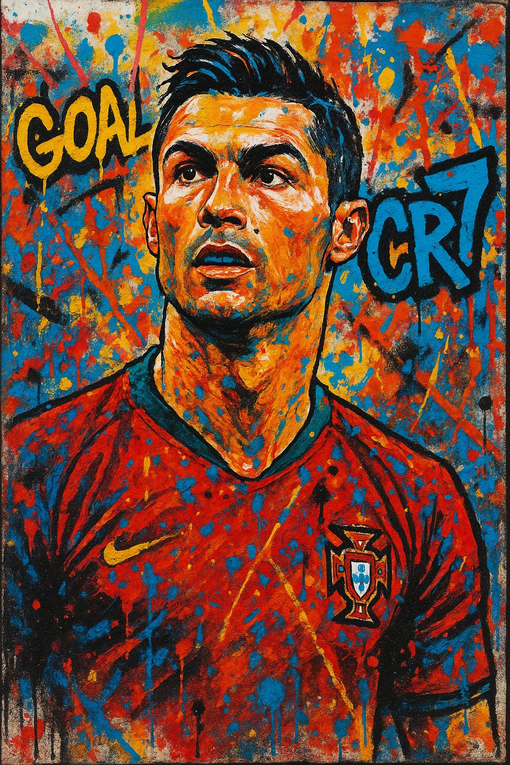 CR7 Legend - Cristiano Ronaldo Pop Art