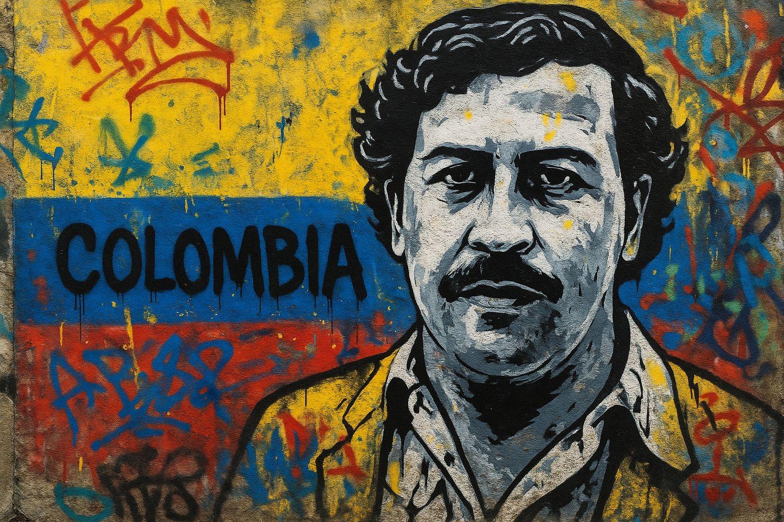 TOILE STREET ART ESCOBAR COLOMBIE