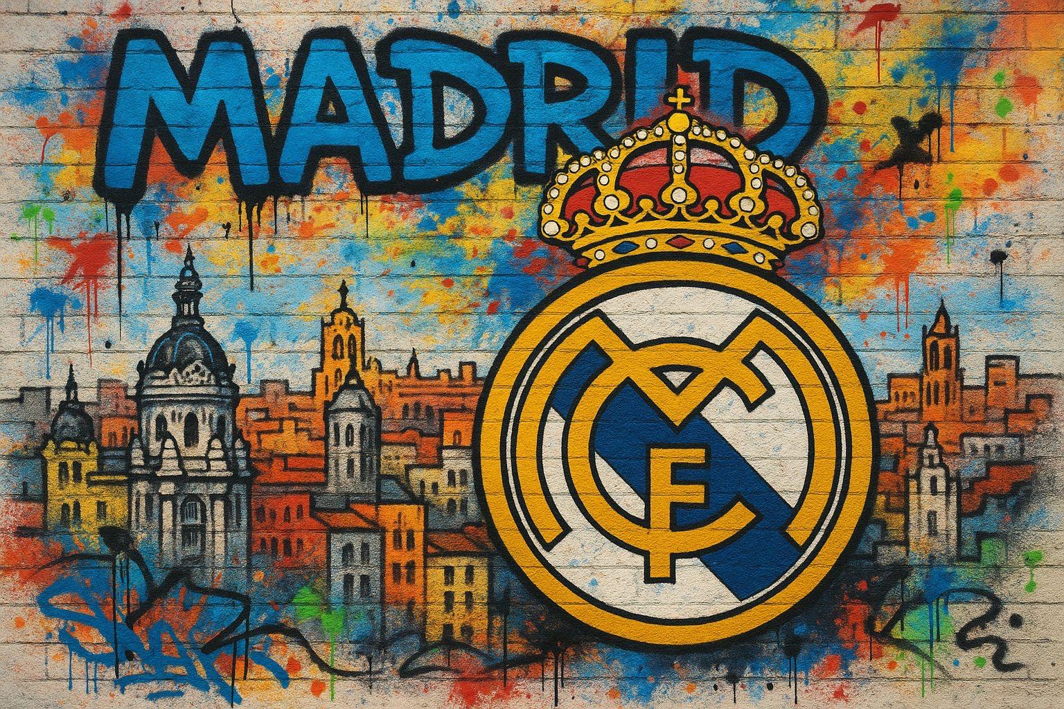 TOILE STREET ART REAL MADRID