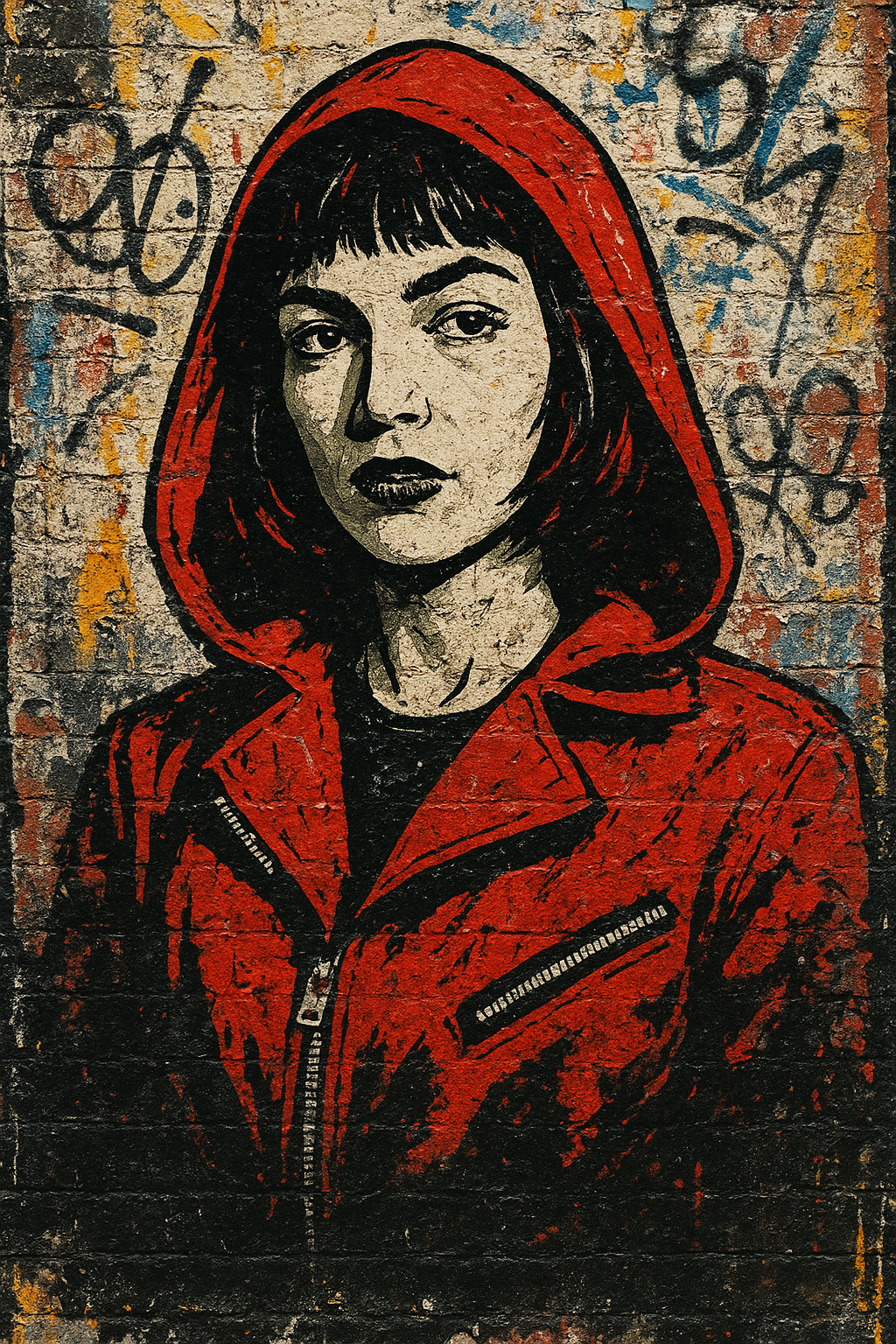 TOILE STREET ART TOKYO CASA DE PAPEL