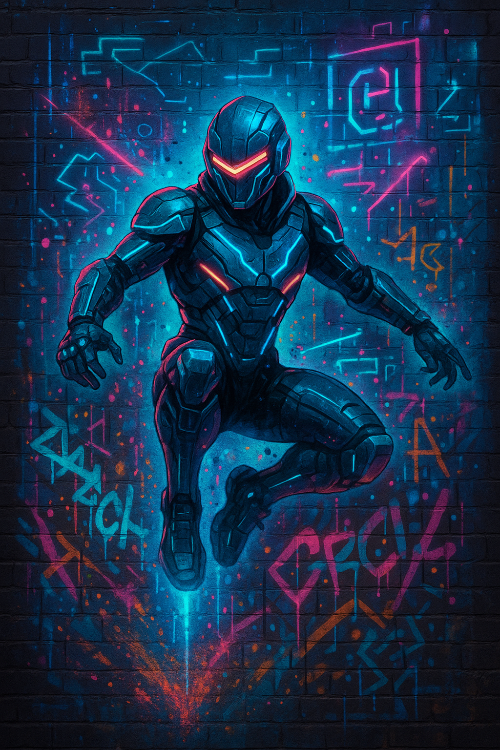 TOILE STREET ART SUPER HEROS