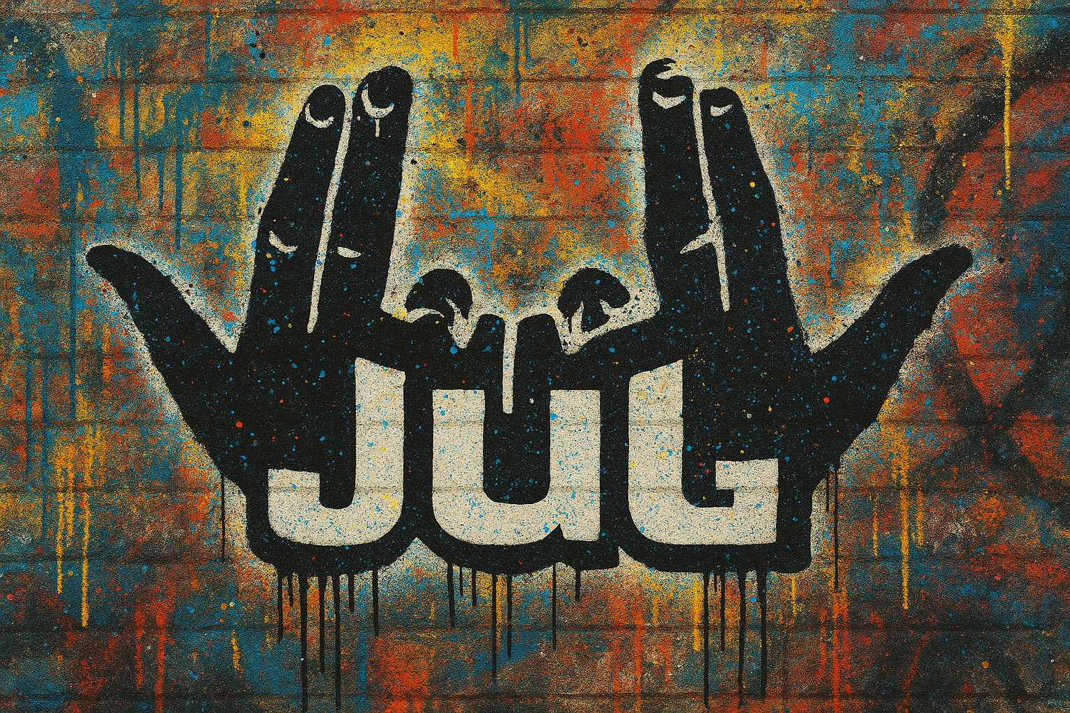 TOILE STREET ART JUL